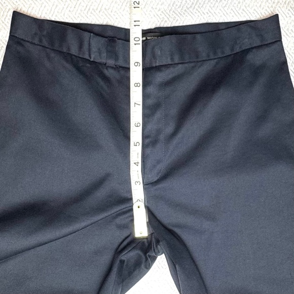 CLUB MONACO Navy Capris Women's Size 6, Cotton-blend Nautical Coastal Work - Picture 7 of 9